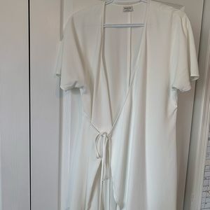 Babaton wallace wrap dress
